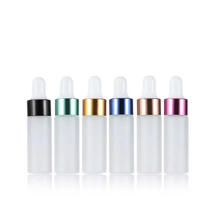1ml/2ml/3ml/<strong>5ml</strong> Frosted Glass Vials Sample <strong>Dropper</strong> <strong>Bottles</strong> Mini <strong>Dropper</strong> <strong>Bottles</strong> Pink Cap - Product Image 1