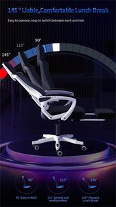 Custom Ergonomic Razer <strong>Computer</strong> Gaming Chair with Lift Style Fabric and Mesh Material Massage Features and Footrest - Product Image 3