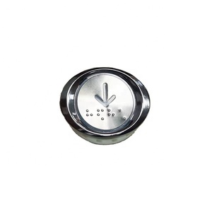 Кнопка для лифта с дополнительным светом с брайлем и кабелями - Product Image 1