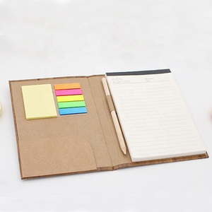 A4 Custom Nurse Wooden Cover Clip Board <strong>Notebook</strong> <strong>Notepad</strong> Holders with Pencil Foldable Note Book Promotional <strong>Memo</strong> Pad Sticky - Product Image 3