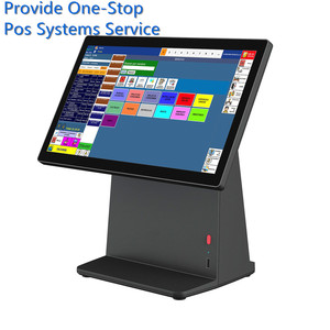 Win10 pro /IOT 2/4/8GB сенсорный двойной экран Windows Pos система с принтером Bluetooth