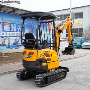 Rhinoceros XN18L Preço mais barato CE EPA4 Swing Boom New 1.8ton Mini Escavadeira de Esteira com Motor Importado do Japão - Product Image 3