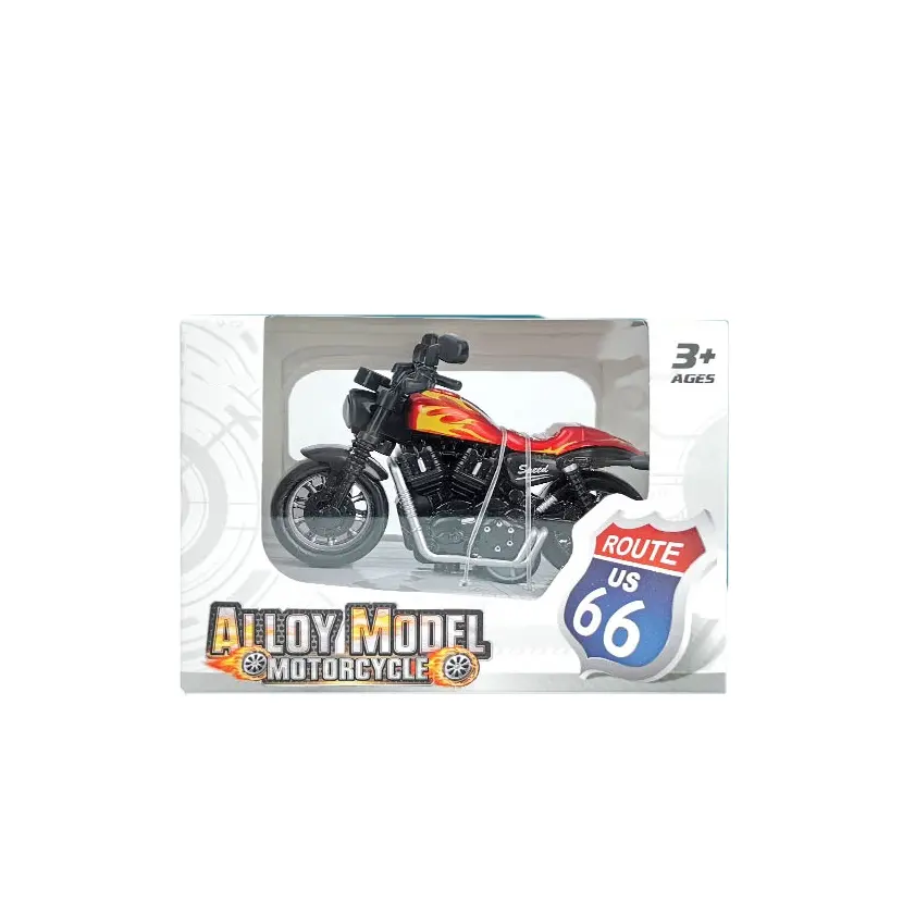 Shantou рекламная игрушка 1:36, металлические игрушки, модель литая мотоцикла