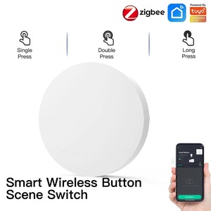 L'interruttore Wireless a pulsante intelligente Tuya Zigbee Include lo Scenario di automazione del telecomando della batteria - Product Image 2