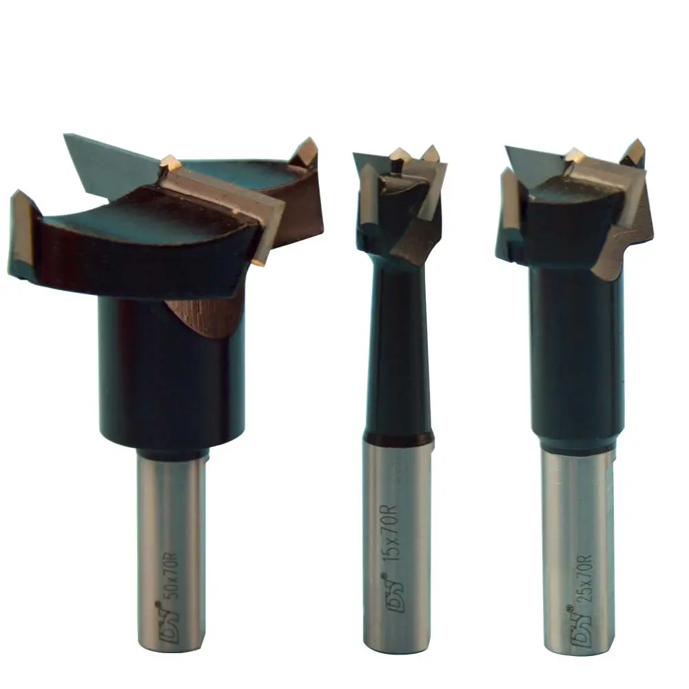 Punte da trapano con punta centrale regolabile con tecnologia quadrata in acciaio da infilare punte da trapano personalizzate con codolo