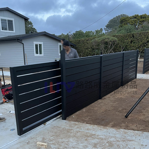 Khách Hàng Hiện Đại Kích thước vườn điện tự động nhôm trượt cổng hàng rào - Product Image 1