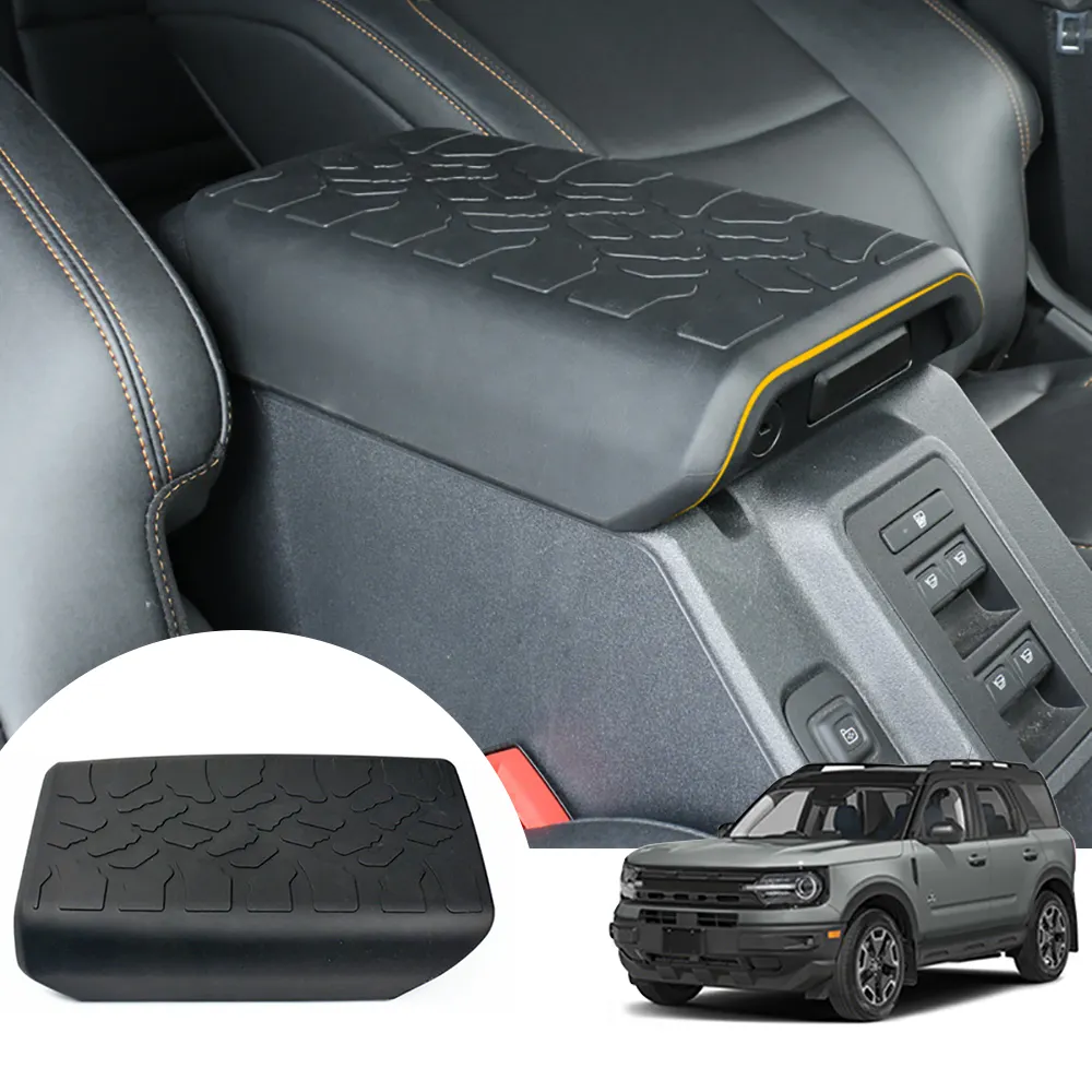 Funda protectora para consola de coche, cubierta impermeable para Reposabrazos de coche, TPE, para Ford Bronco