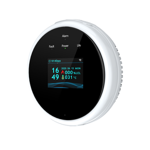 High Quality Tuya WiFi Smart Gas <strong>Sensor</strong> Detector with TFT Color <strong>Display</strong> Smart Home Price Alarm <strong>System</strong>