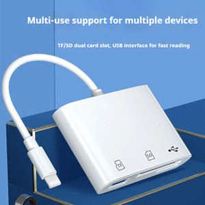 适用于iphone14的OTG读卡器适配器3合1 8pin至USB3.0转换电缆标清/TF存储卡 - Product Image 3