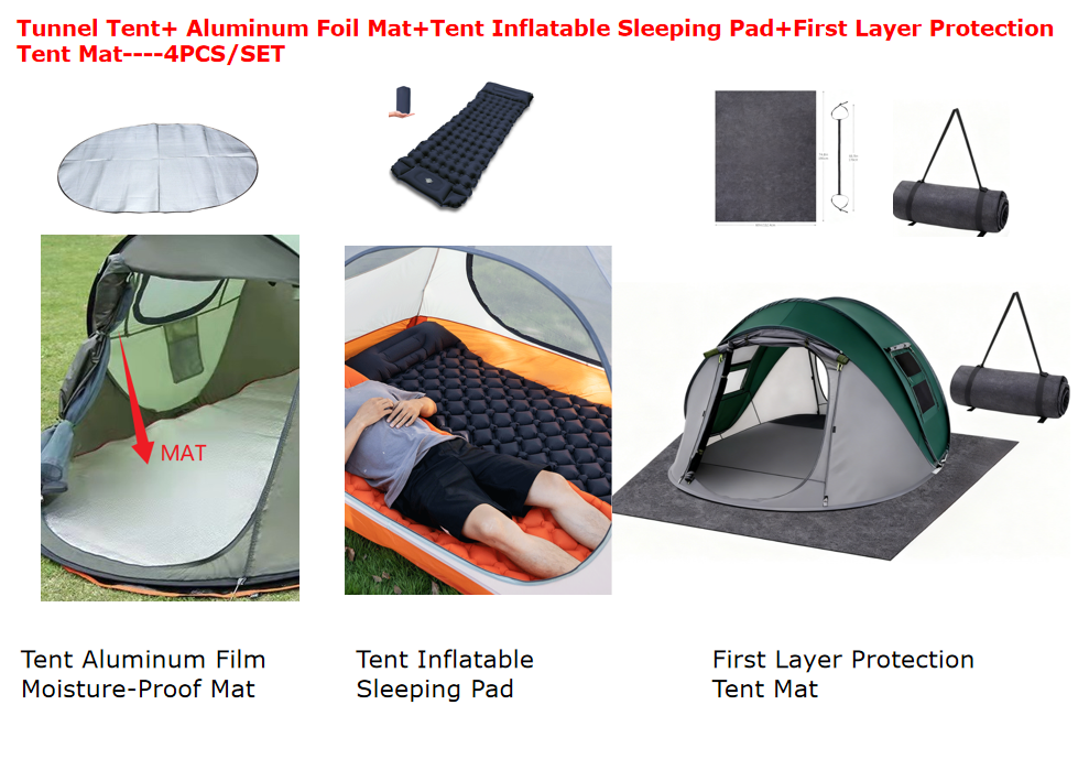 protective mat + moisture-proof mat + sleeping pad 4piece/ set