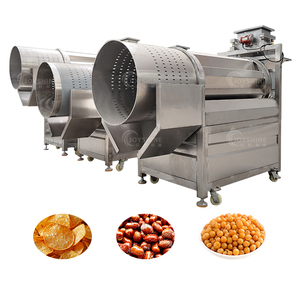 Joyshine Preço de Fábrica 304 Aço Inoxidável Industrial Batata Chips/batatas fritas/Banana Chips Tambor Máquina De Tempero