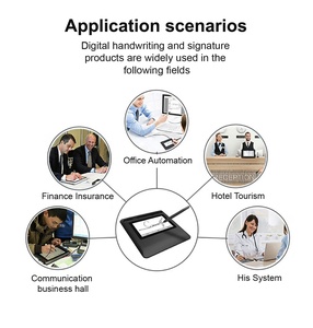 Bank Electronic Signature Pad Linux Signature Approval Screen 2in1 Handwriting Tablet SDK <strong>Programmable</strong> 5 Inch Paperless <strong>Device</strong>