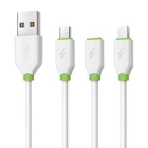 45W USB C C şarj aleti kablosu 3A hızlı şarj Android/iOS için 3.5mm kalın tel - Product Image 2