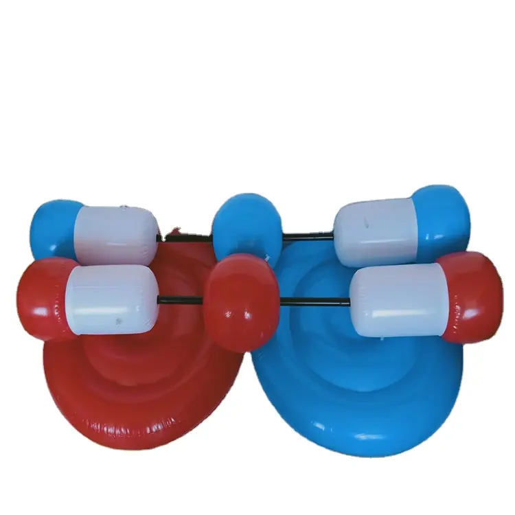 Brinquedos infláveis de PVC de fábrica para lazer e entretenimento, luta de duas pessoas, jogo de tabuleiro de salto bola de bastão