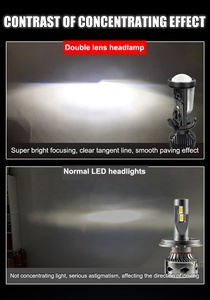EVITEK หลอดไฟหน้า <span class=keywords><strong>Led</strong></span> เลนส์ Y8มินิ <span class=keywords><strong>Led</strong></span>,โปรเจกเตอร์ขนาดเล็ก H4 - Product Image 5