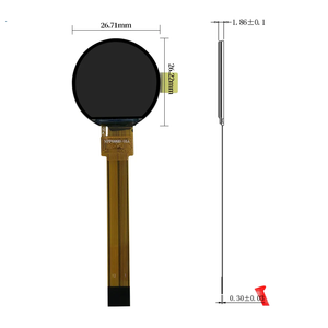 TFT LCD Round Display 0,99 Zoll 128*115 Auflösung 1 Zoll kreisförmiges Tft-LCD-Modul mit SPI-Schnitts telle für Smart Watch-Bildschirm - Product Image 2