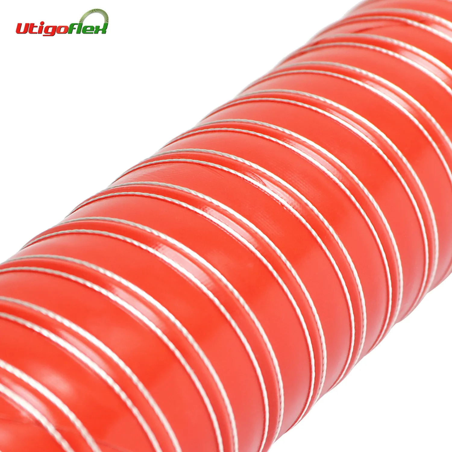 Heat Resistant Flexible Silicone Coated Glass Fiber Suction Duct Hose