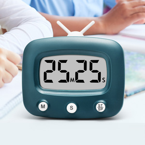 2024 più recente orologio con schermo digitale LCD a forma di TV per il conto alla rovescia della cucina Timer meccanico digitale da cucina - Product Image 5