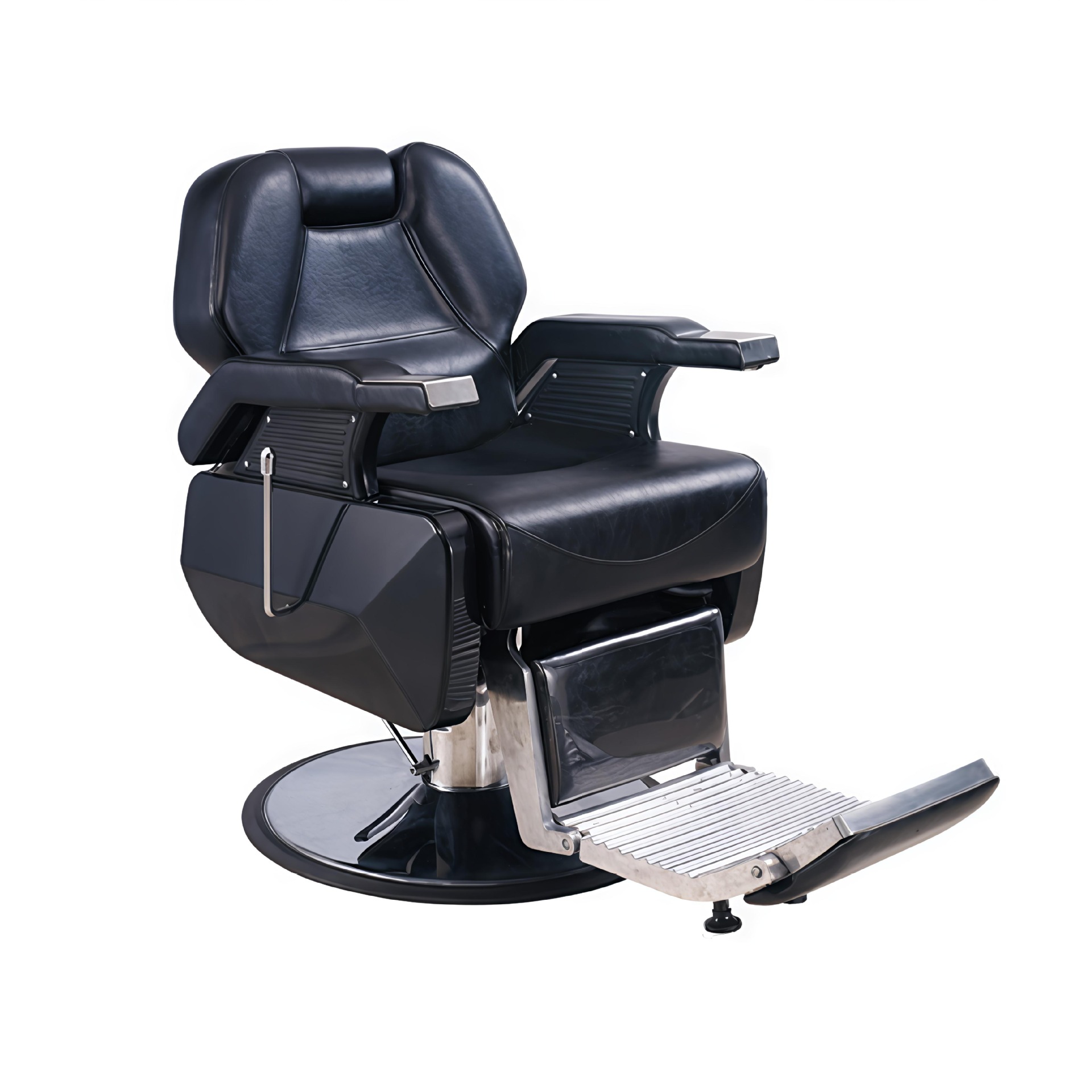 Black electric hair care chair