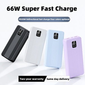 Banco de energía de carga súper rápida de 20000mAh, dispositivos portátiles de gran capacidad con pantalla digital inteligente, potencia de salida de 20W - Product Image 5