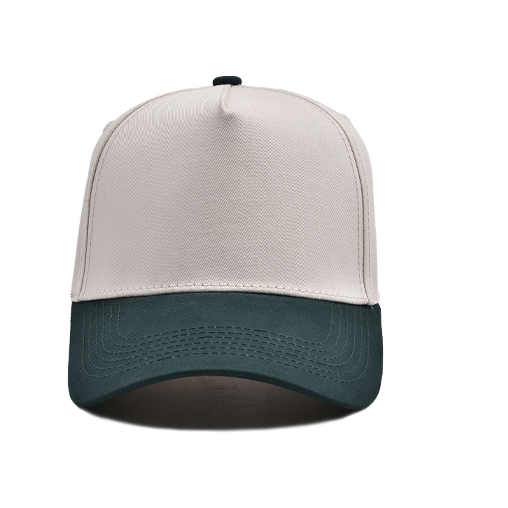 Dark green - five piece baseball cap