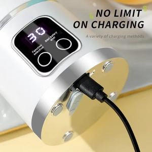 Çok fonksiyonlu suyu makinesi Blender Blender mikser elektrikli sıkacağı Mini taşınabilir Blender 3.7V + 10 bıçakları - Product Image 6