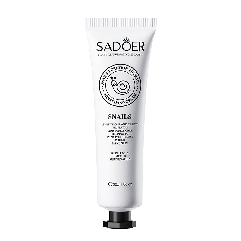 Crème pour les mains à la bave d'escargot