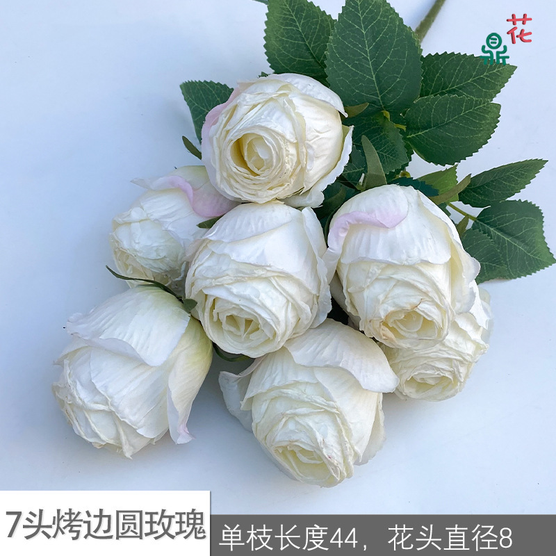 7-head roasted round rose GY white