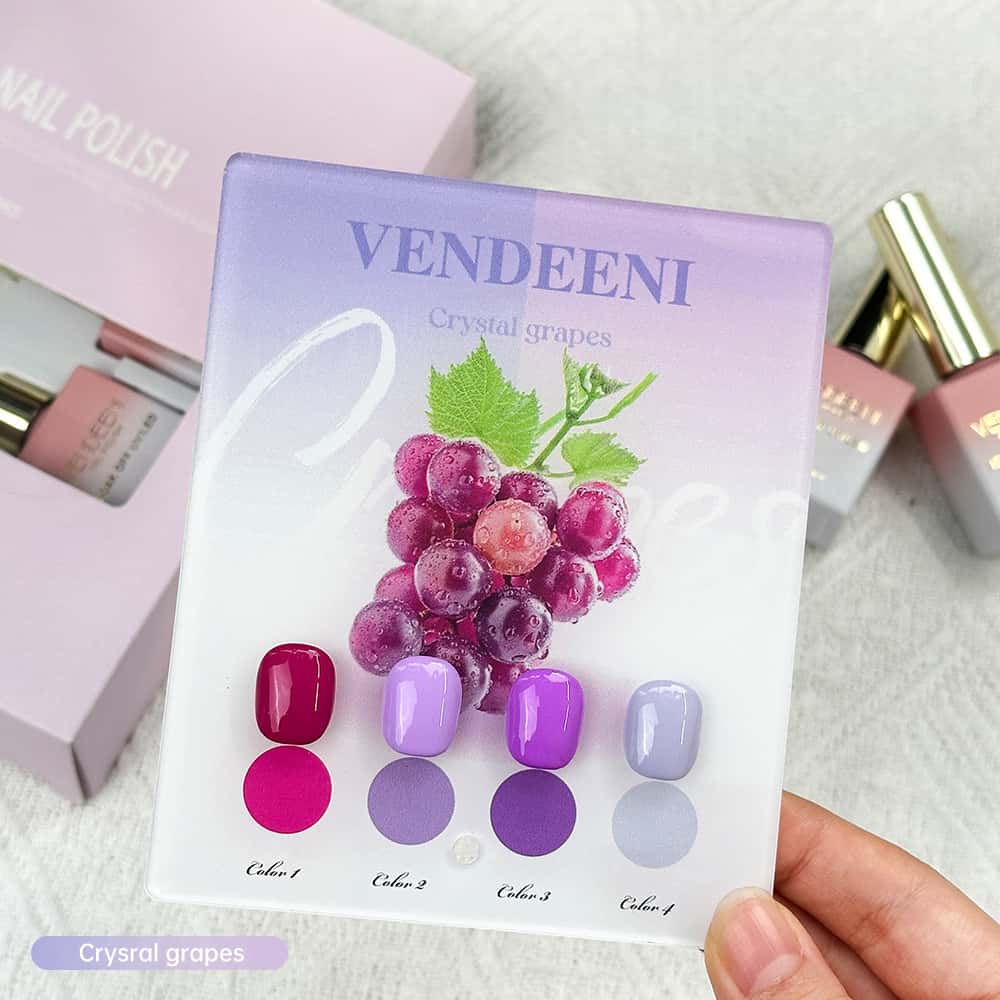 Crystal grapes 4 colors set