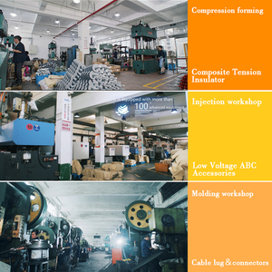 33KV 70KN复合聚合物直线支柱绝缘子带配件聚合物主轴电缆绝缘材料和元件
