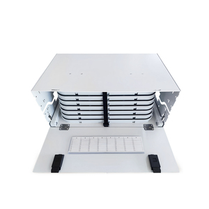 ftth ODF 24 48 72 96 144FO光纤机架安装配线架ODF FIST-GPS2，用于支持8个GPST拼接托盘 - Product Image 4