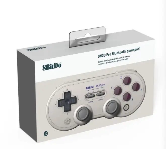 2020 inalámbrico Bluetoeth controlador 8Bitdo SN30 Pro GB SN remoto Gamepad para interruptor NS iOS/Android PC Mac Joysrtick