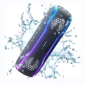 F10c IPX7户外无线扬声器10w纺织网眼蓝牙扬声器，带彩色闪光灯 - Product Image 1
