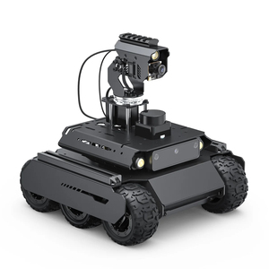 UGV Rover PT PI4B ROS2 Kit Waves hare Open Source 6 Räder 4WD AI Roboter Dual Controller Geeignet für Raspberry Pi 4B 5 - Product Image 1