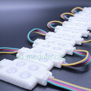 Epoksi IP65 açık kare LED modülü RGB 12V enjeksiyon ABS arka ışık reklam kutusu 4leds SMD 5050 1W RGB led modülü - Product Image 2