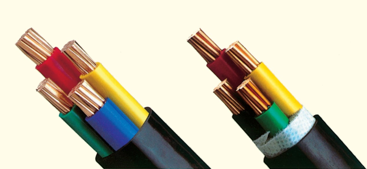 Standard  IEC60502 Pvc Insulated Sheathed Cable VV22 4 Core 400mm Cable 0