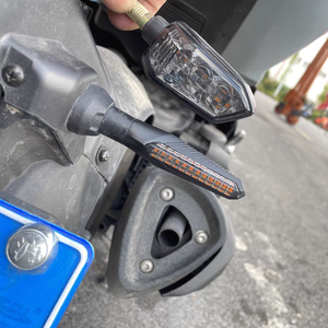 Đèn báo rẽ xe máy Đèn LED Đèn báo nước nhấp nháy đèn báo 12V Đèn chạy ban ngày tích hợp rơle Độ sáng lớn - Product Image 5