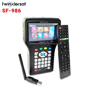 SF-986 <strong>Sat</strong> Finder with USB Wifi Satellite Finder Meter H.265 DVB-S2 4.3 Inch Screen Remote Control Spectrum Analyzer - Product Image 1