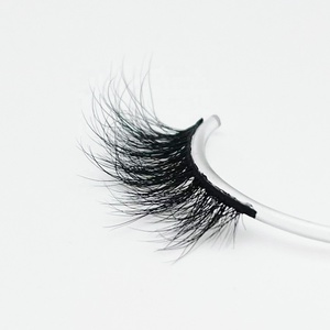 Yüksek kaliteli yarım şerit kirpik yumuşak şerit yanlış lashes toptan köşe gözler yarım tip yanlış eyelashes