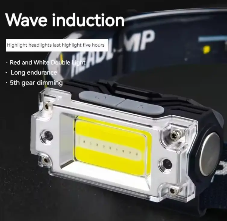 Neues Produkt Scheinwerfer langstrecken automatische Induktion-KOPFLICHTE, superstarke Langlebigkeit, leichtes Outdoor-Arbeitslicht