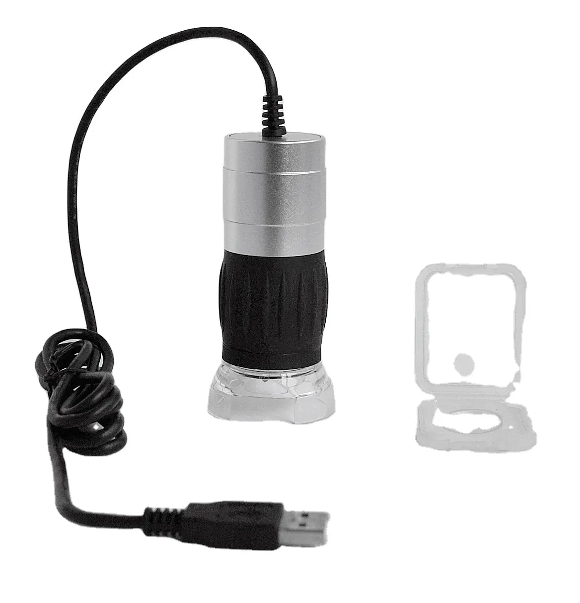 Microscope de mesure numérique USB portable 1.3mp 8LED 40X 240X zoom boîtier métallique