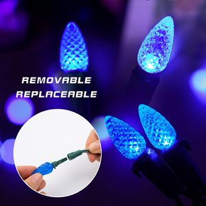 クリスマスデコレーションブルーカラートランスフォームマルチモードストリングフェアリーライト - Product Image 6