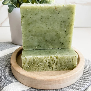 Eucalyptus <strong>Soap</strong> Matcha Herbal Handmade Cold <strong>Soap</strong> Cleaning Bath <strong>Soap</strong> - Product Image 2