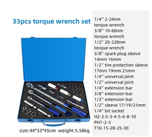 Professional 33Pcs Torque Wrench Set Multi-functional Repair Hand <strong>Tools</strong> Car Repairing <strong>Tool</strong> <strong>Kit</strong> - Product Image 2
