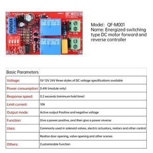5V/12V/24V DC Motor Controller Module Forward Reverse Relay Board <strong>Switch</strong> <strong>Control</strong> Relay Module With Timing <strong>Switch</strong> - Product Image 4