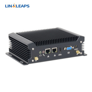 Linkleaps Custom Industrial Mini PC with Intel I7/I5/I3 Supports <strong>Windows</strong> 10 &amp; Linux <strong>Embedded</strong> Industrial <strong>Computer</strong> with EU Plugs - Product Image 2