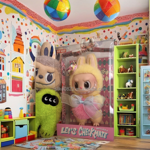 For POP MART New Arrival for Original Labubu <strong>Queen</strong> Keychain <strong>Plush</strong> Pendant 25cm Monsters Checkmate Series Super Soft Bear <strong>Plush</strong> - Product Image 3