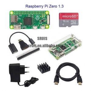 Hot Sale <strong>Raspberry</strong> <strong>Pi</strong> <strong>Zero</strong> 1.3 or <strong>Raspberry</strong> <strong>Pi</strong> <strong>Zero</strong> W Starter Kit+Acrylic +<strong>GPIO</strong> <strong>Header</strong>+Heat Sink 1GHz CPU 512Mb RPI 0/W