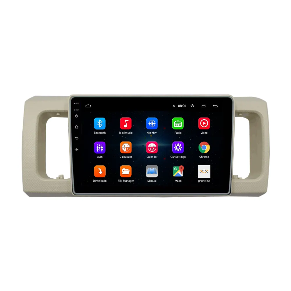 SUZUKI ALTO 600 2019-2021 Perangkat Kepala Radio, Mobil Stereo Navigasi GPS Android Quad Octa Core 2 Double Din