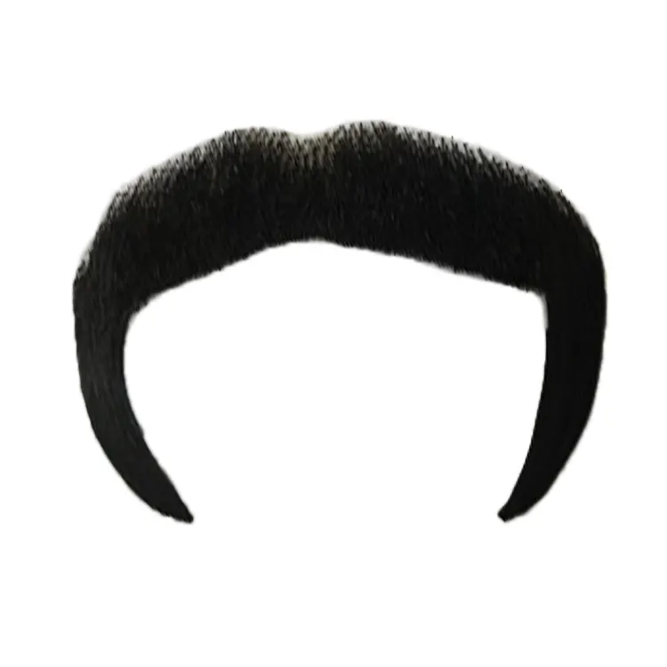 Novità Costume di Halloween di Travestimento della Sfera di Vendita Calda Uomo di Base Del Merletto Falso Handtied Baffi Handknoted Falso Moustache